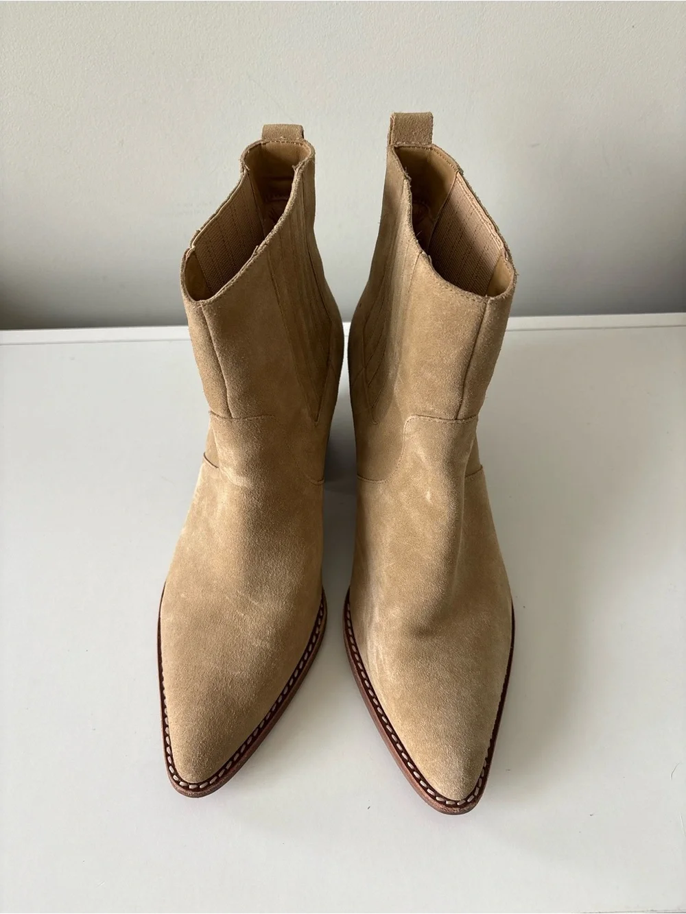J.Crew Western Boots Suede Leather Size 10